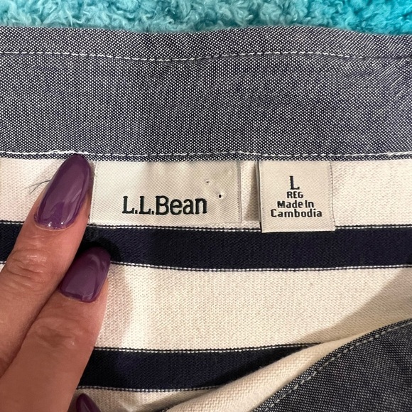 🔥L.L Bean Striped Navy and Red Dress🔥 - Picture 4 of 5